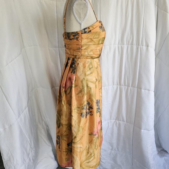 James Coviello | Anthropologie Floral Ruched Dress - Picture 7 of 9